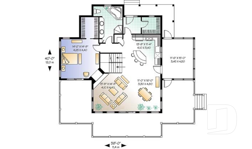 Rez-de-chaussée -  - Louisia