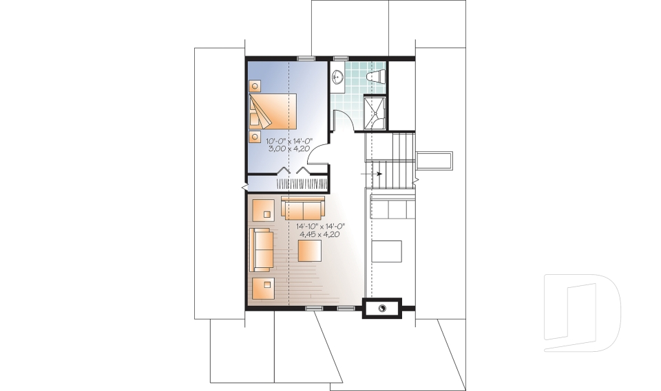 Étage -  - Bellevue