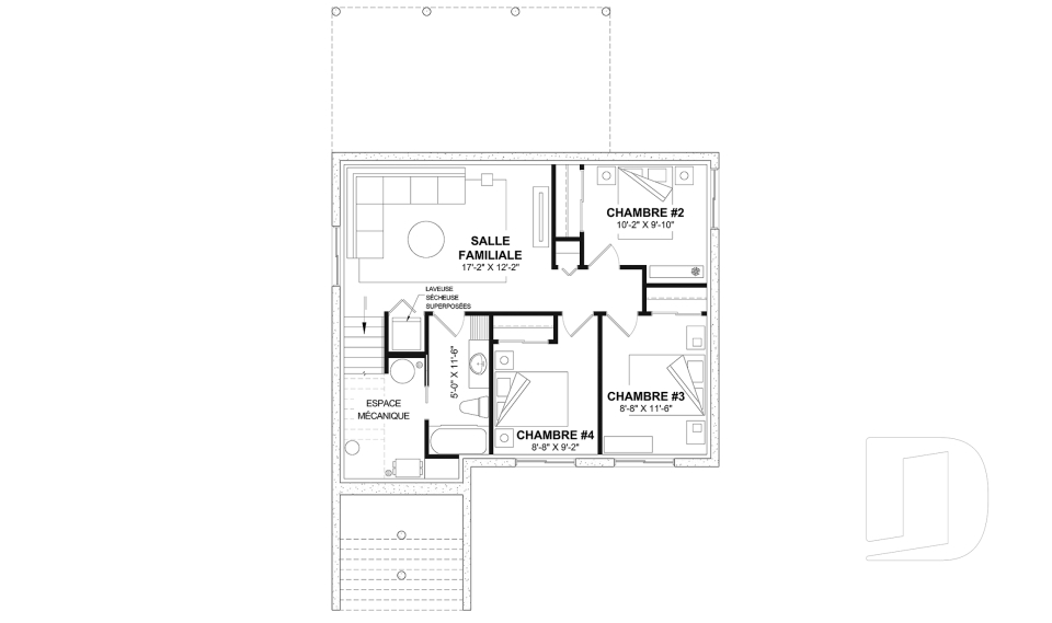 Sous-sol aménagé -  - Boho