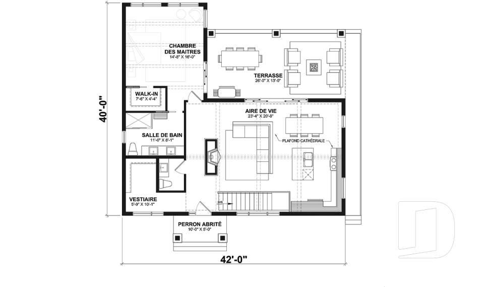 Rez-de-chaussée -  - Olympe 4