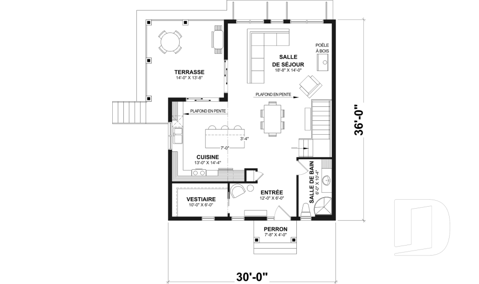 Rez-de-chaussée -  - Malbaie