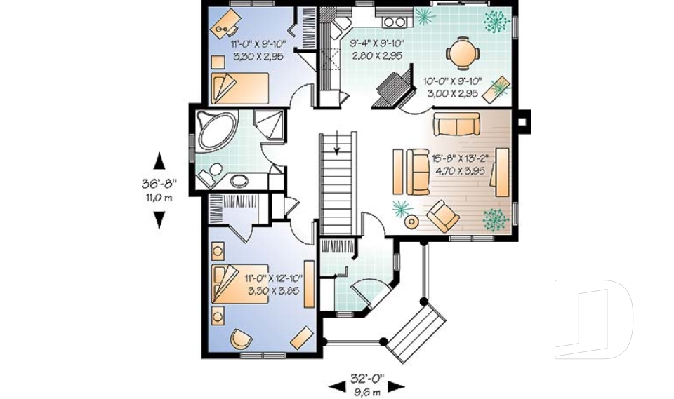 Rez-de-chaussée -  - Gabrielle 2