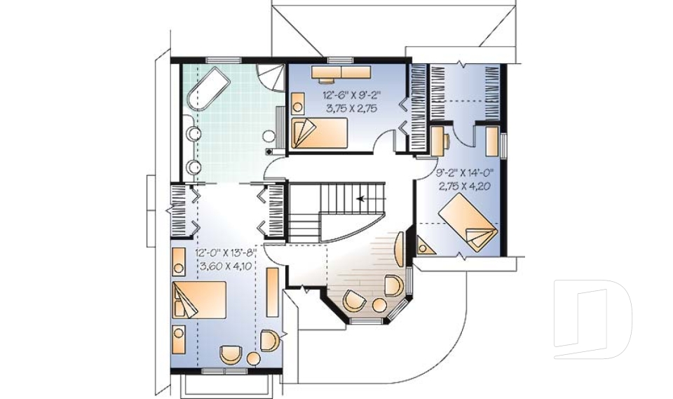 Étage -  - Grenoble 2