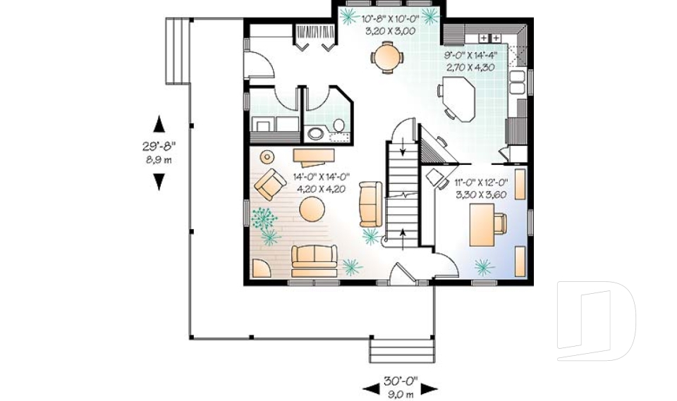 Rez-de-chaussée -  - La campagnarde 2
