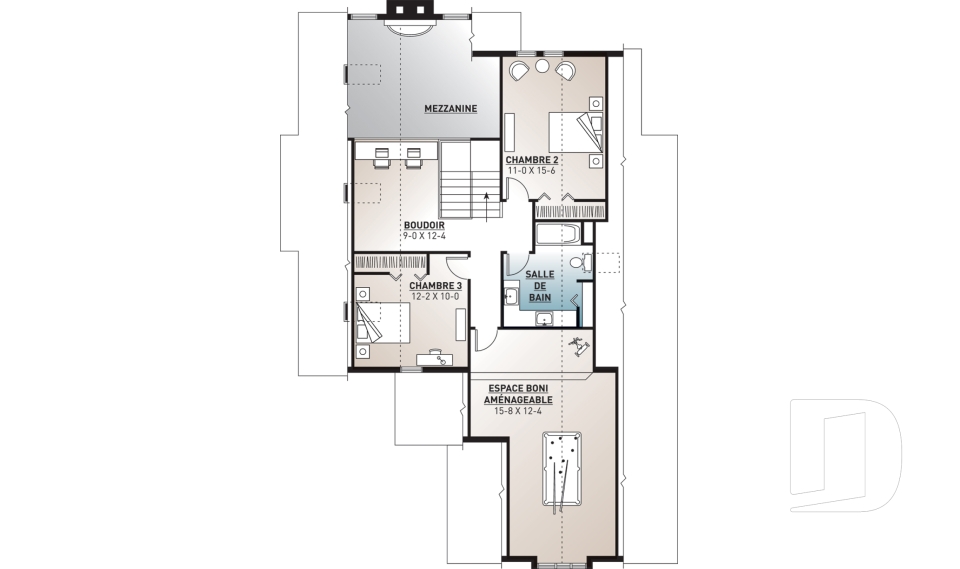 Étage -  - Grandmont