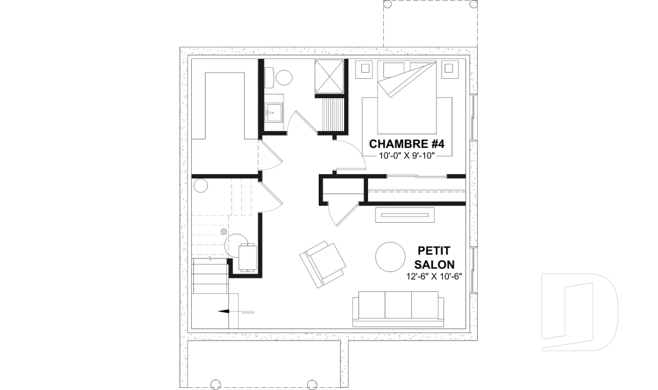 Sous-sol aménagé (Optionel $) -  - Ashland 2