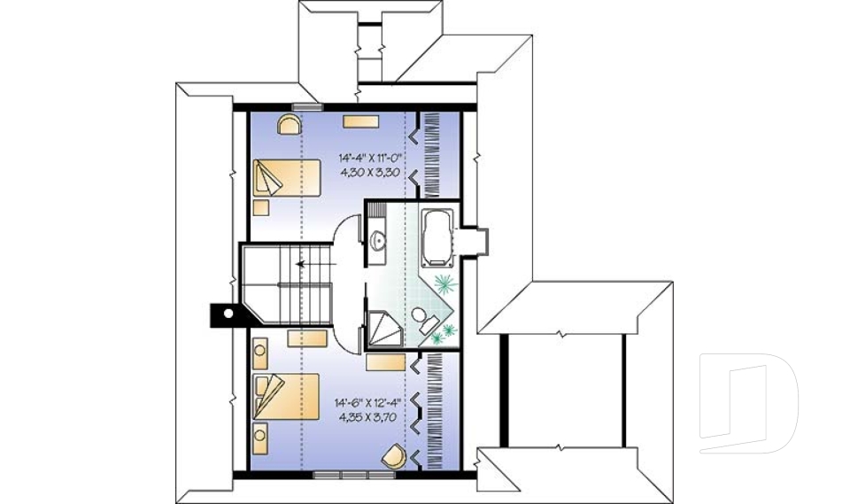 Étage -  - Madelaine 2