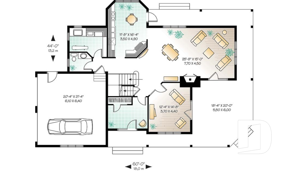 Rez-de-chaussée -  - Meridian 2