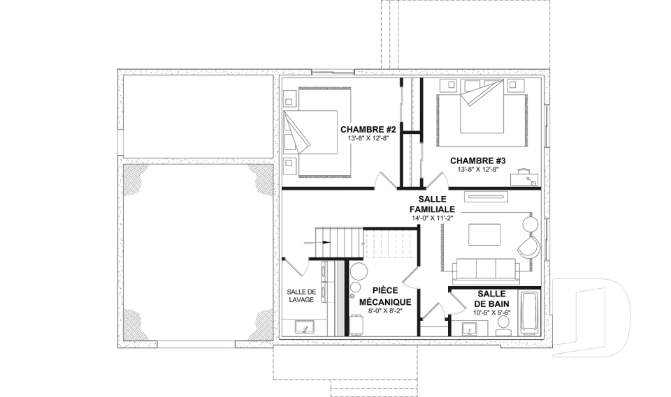 Sous-sol aménagé -  - Cime